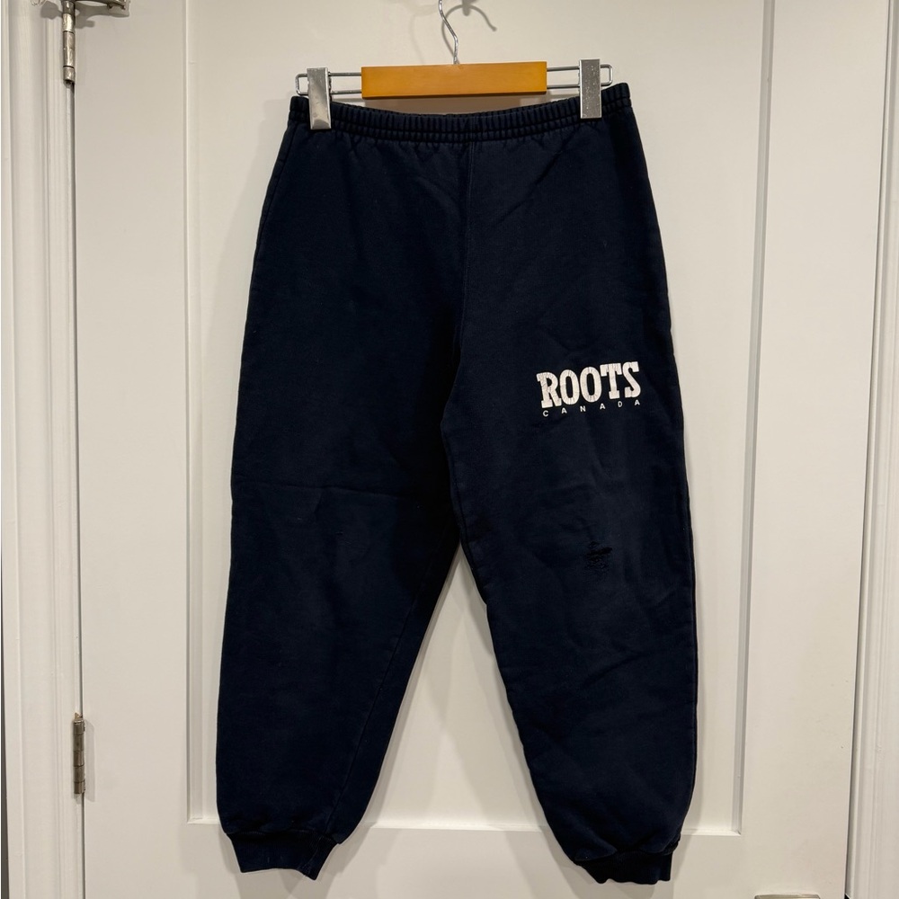 Roots Kids Navy Joggers - Picture 2 of 9